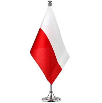 bandeira da tabela nacional personalizada das bandeiras da mesa do país da polônia