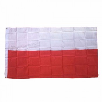 Vente chaude Pologne bannière drapeau polonais drapeau du pays polonais