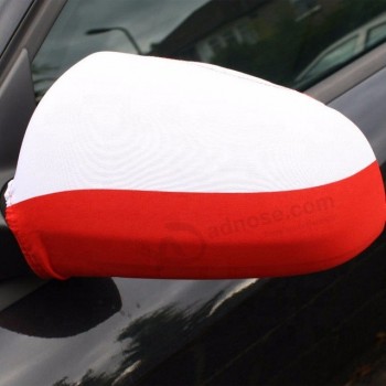 OEM cars accessories side view poland Car mirror cover flag