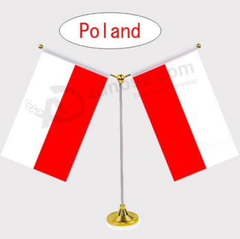 groothandel in mini-kantoor decoratieve polen tafelvlag