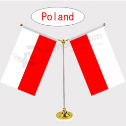 mini office decorative poland table flag wholesale