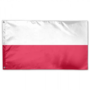 Pologne nation drapeau taille personnalisée en plastique basculer pays connectés drapeau