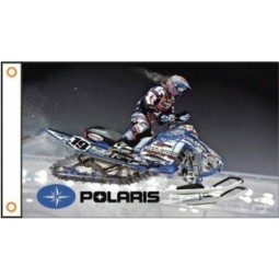 Drapeau Bannière moto POLARIS Drapeau moto 3x5ft Polyester