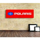 polaris logo banner vinyl, garage zeichen, büro oder showroom mit hoher qualität