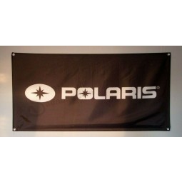 Polaris wall banner flag for garage, man cave etc 4x2', 60x120 cm