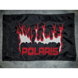 POLARIS FLAMES ATV Flag. Also great for Jeeps, Trikes, UTV's, bikes