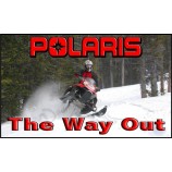 Polaris Banner Zeichen Flagge Schneemobil Garage Trailer hohe Qualität