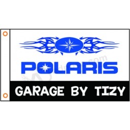 Drapeau Bannière moto Drapeau POLARIS 3x5ft Polyester