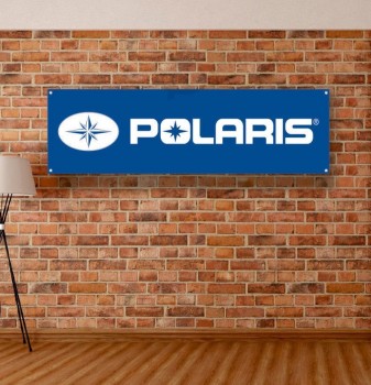 Polaris vinyle bannière garage affiche atelier adversting drapeau avec haute qualité