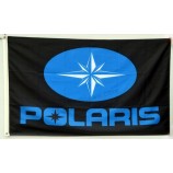 Polaris Flag Banner 3x5ft ATV Off Road Jet Ski Black with high quality