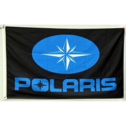 polaris vlag banner 3x5ft ATV Off road Jet Ski zwart met hoge kwaliteit