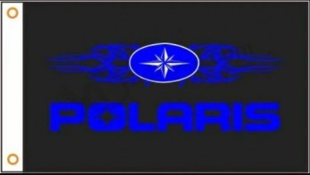 POLARIS Flag 3x5 FT - 90x150cm Bannière Moto Personnalisée