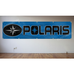 Polaris Banner Flag 2x8Ft Off Road Vehicle Racing Wheeler Jet Ski Garage shop
