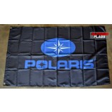 Polaris Flagge Banner 3 x 5 ft ATV Off Road Jet Ski Garage Wand schwarz