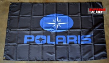 bandera bandera polaris ATV 3x5 pies Off road Jet Ski garaje pared negro