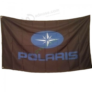 New garden indoor advertising banner flag for polaris racing banner flag 3x5ft