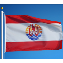 Heiße verkaufende Polynesien-Flaggenfahne des Flugwesens im Freien