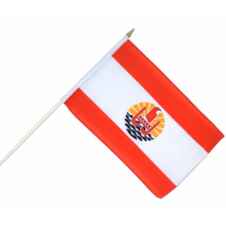 Handheld Flagge Polyester Polynesien Hand wehende Flagge