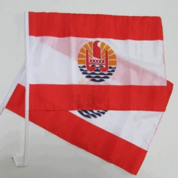 banderas impresas digitalmente en polinesia de poliéster