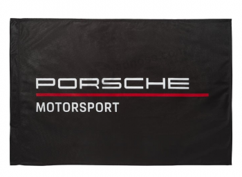 bandera del equipo porsche motorsport con alta calidad