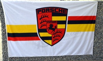 оригинальный флаг Porsche / баннер, ок. 1975 + 1980, 250 см х 150 см, Фанен Херольд Вупперталь - catawiki