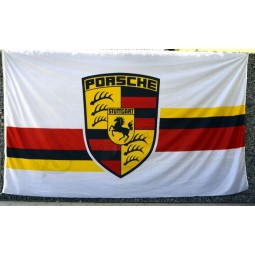 Original Porsche Flagge - Banner ca. 80er Jahre - Neuwertig - 250 x 150 cm