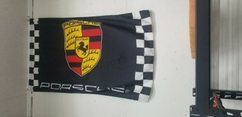 Porsche 930 флаг баннер 3x5 футов 911 928 944 993 996 желтый / красный / черный