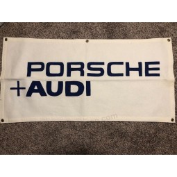 винтажный porsche audi дилер флаг баннер знак 46 ”x 22”