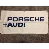 vintage porsche audi dealer vlag banner teken 46 