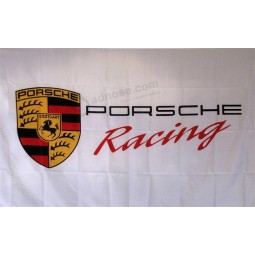 гоночный флаг Porsche большой 3FT X 5FT с высоким качеством