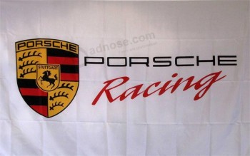 гоночный флаг Porsche большой 3FT X 5FT с высоким качеством