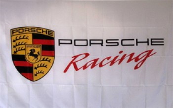 NEOPlex F 1704 Porsche Blanc 3'X 5' Drapeau