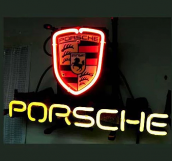 Enseigne au néon professionnelle Porsche European Auto Beer Bar de haute qualité