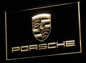 Großhandel benutzerdefinierte hochwertige Porsche LED Leuchtreklame mit einer beliebigen Größe