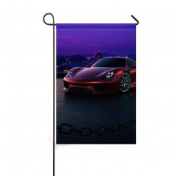 DongGan Garden Flag Porsche 918 Side View Night 12x18 Inches(Without Flagpole)