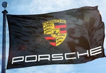 Constructeur automobile allemand Drapeau Bannière Noir Haute Performance Stuttgart 3x5 ft