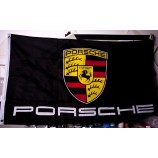 Porzellanfabrik direkt benutzerdefinierte hochwertige Porsche Flagge mit jeder Größe