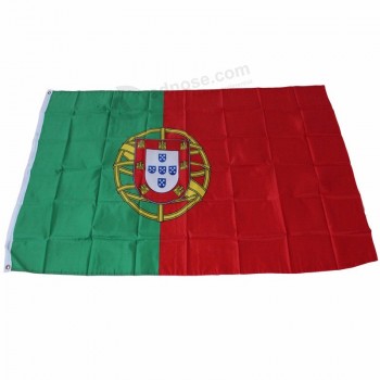 90 x 150cm De vlag van Portugal. Hoogwaardige nationale vlaggen van Portugal
