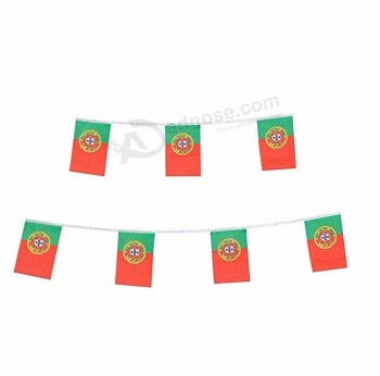 Factory Supply Portugal Country Hanging Bunting Flag Banner