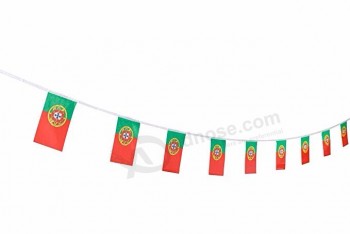 portugal corda bandeira clube portugal decoração bandeira bunting
