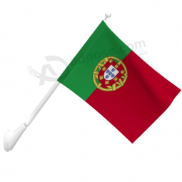 针织聚酯壁挂式葡萄牙国旗批发