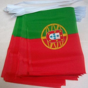 昇進のポルトガルの旗布の旗ポリエステルポルトガルのひもの旗
