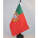 bandiera da tavolo ufficio portoghese in poliestere di piccole dimensioni