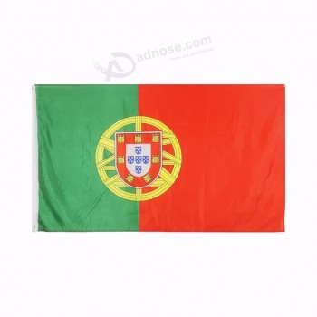 цифровая печать полиэстер португалия национальный флаг флаг