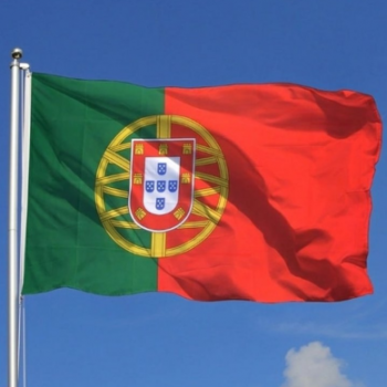 alta qualidade 90x150 cm bandeira nacional de portugal ao ar livre bandeira de portugal