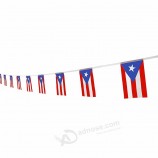 bandiera dello stendardo della decorazione esterna della bandiera di Portorico della stella bianca