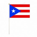 Online-Verkauf niedriger Preis amerikanische Staaten Flagge Puerto Rico Hand wehende Flagge