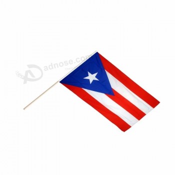 Drapeau extérieur de Porto Rico de qualité supérieure pour la publicité