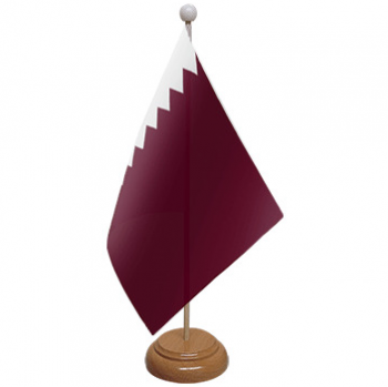 escritório de venda direta da fábrica bandeira do tampo da mesa do qatar