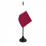 装饰卡塔尔办公桌旗卡塔尔桌顶旗